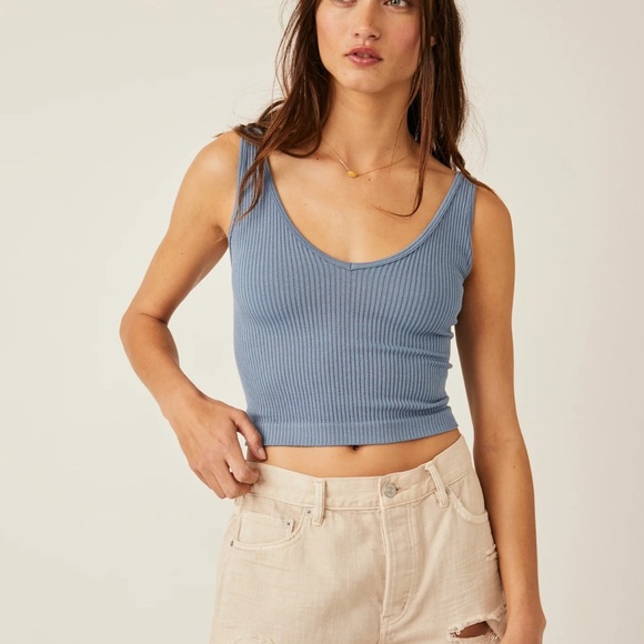 Free People Intimately Solid Ribbed Brami Tank - Picture 4 of 6